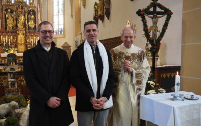 Eingegliedert in die Gemeinschaft – Tamás Sarok wurde am Ostermontag getauft